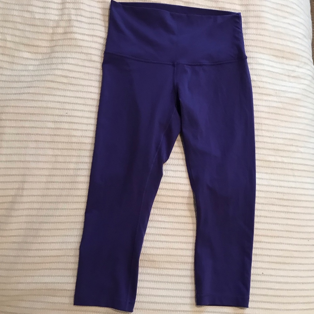 Purple Lululemon capris